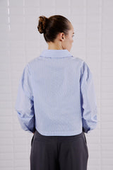 QUINIE CROPPED SHIRT